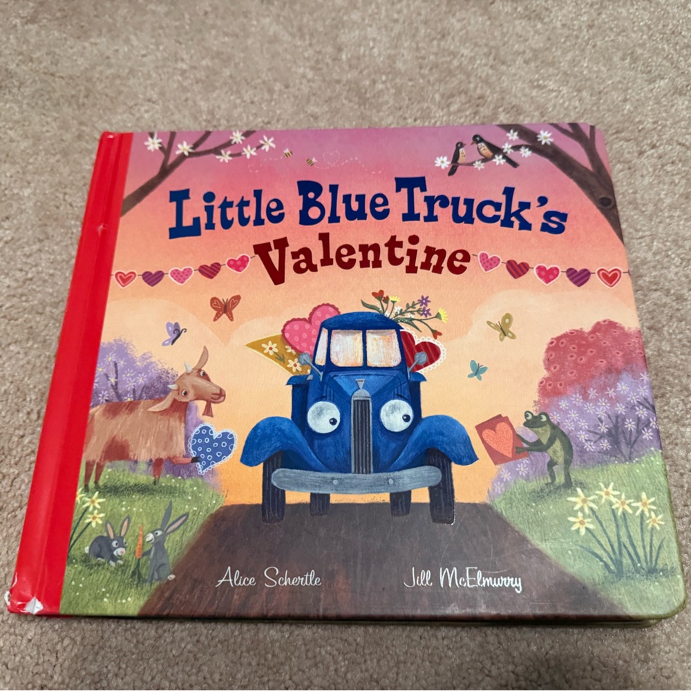 Little Blue Truck Valentine Book